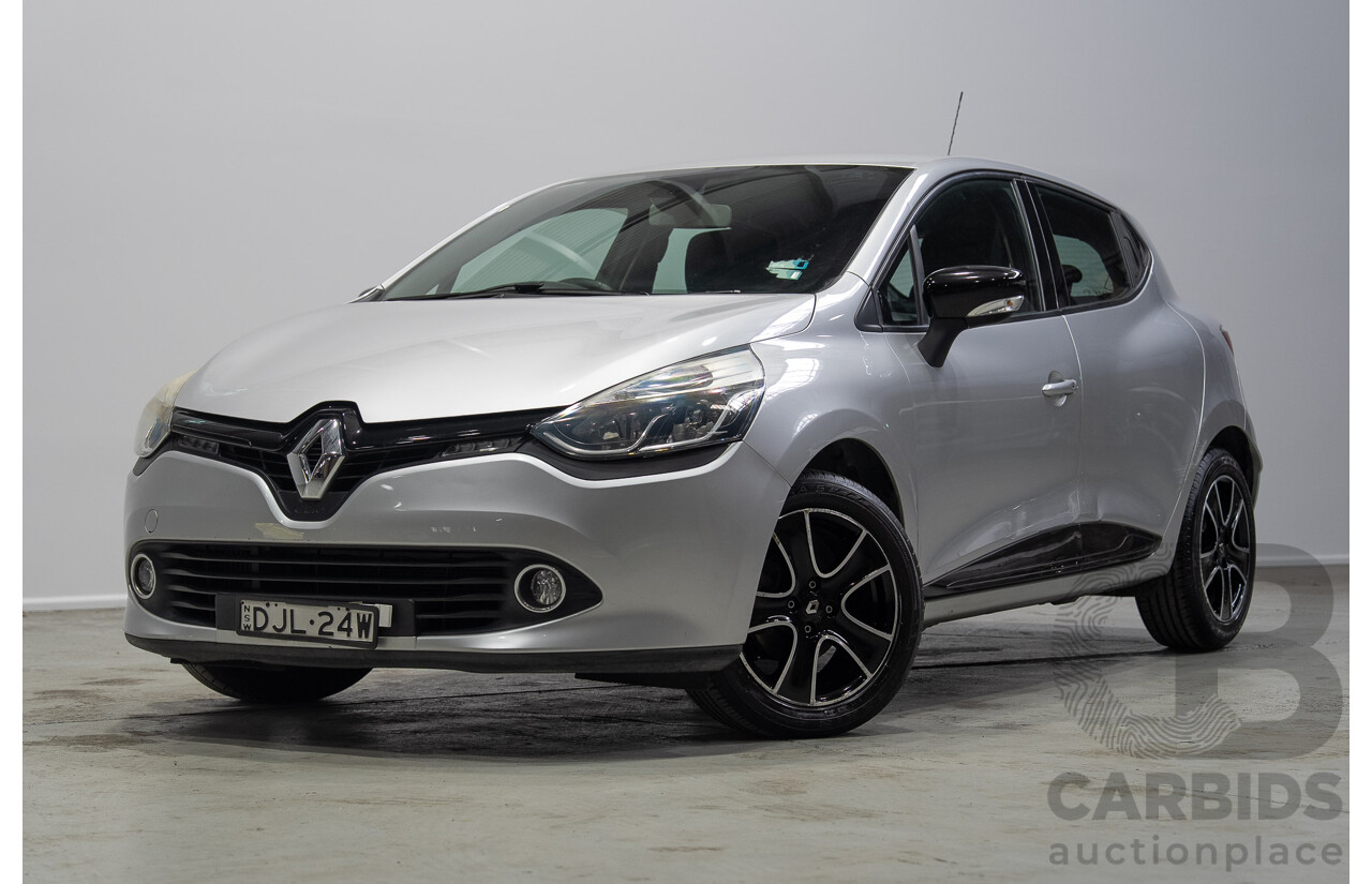 08/2016 Renault Clio Expression X98 5d Hatchback Grey Turbo 1.2L