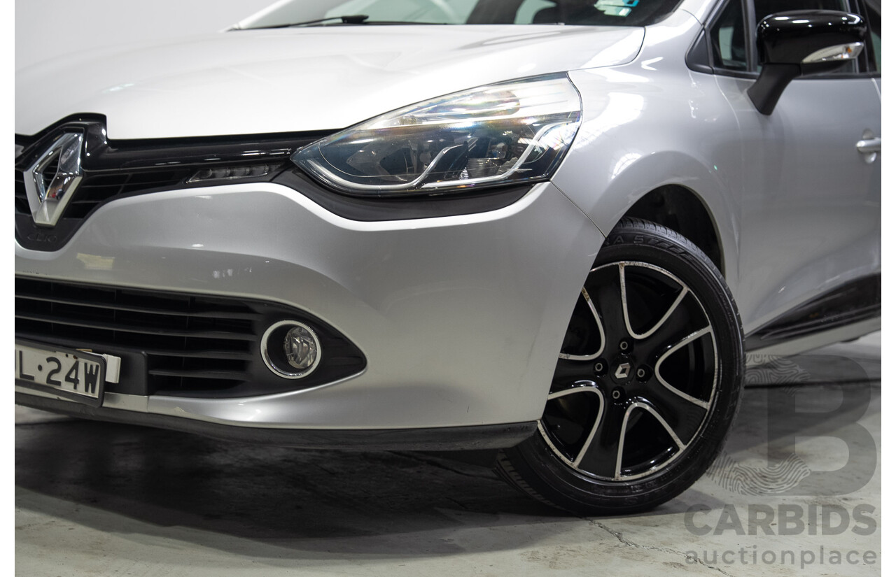 08/2016 Renault Clio Expression  X98 5d Hatchback Grey Turbo 1.2L