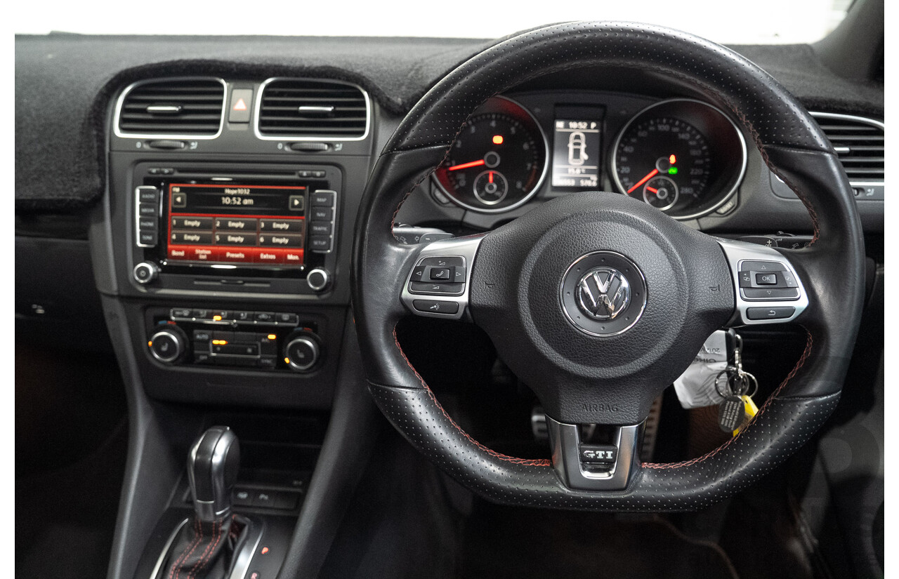 09/2012 Volkswagen Golf GTI 1K MY13 5d Hatchback White Turbo 2.0L