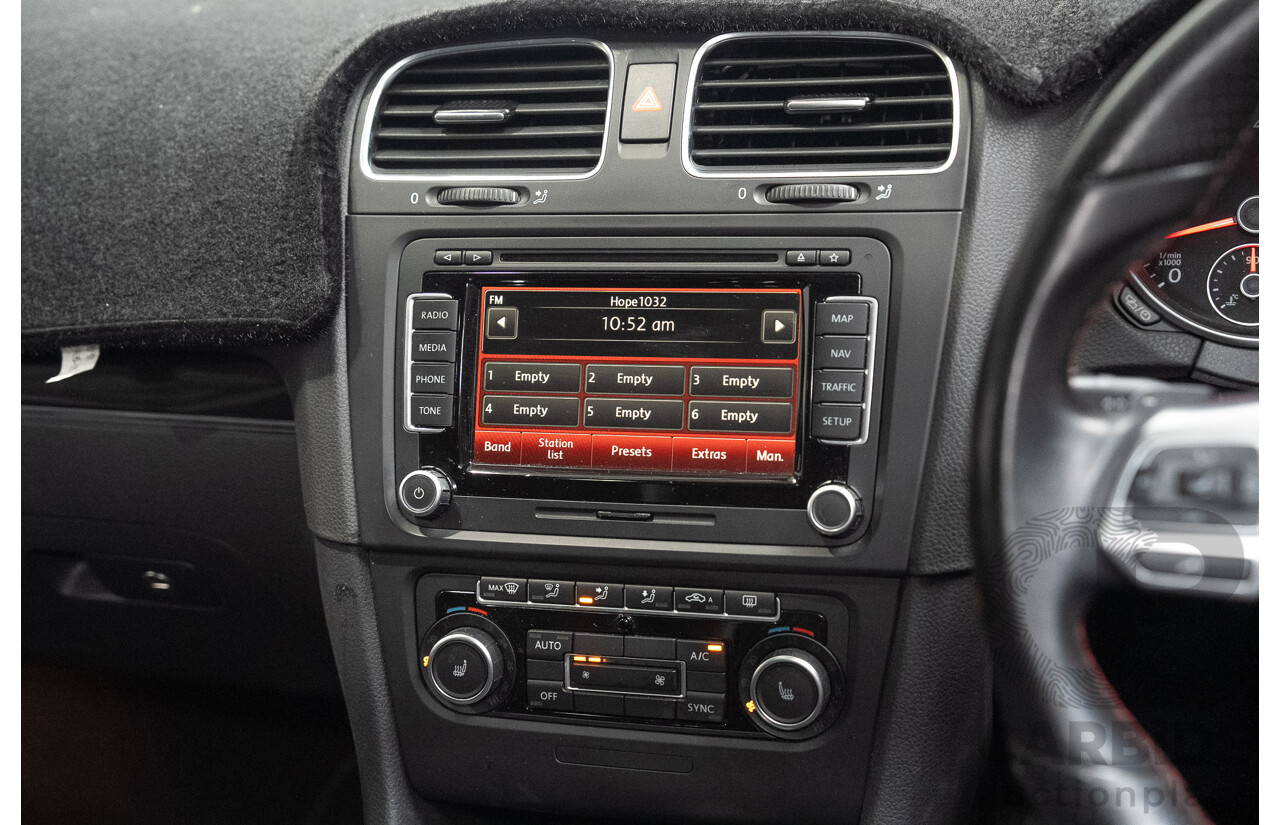 09/2012 Volkswagen Golf GTI 1K MY13 5d Hatchback White Turbo 2.0L