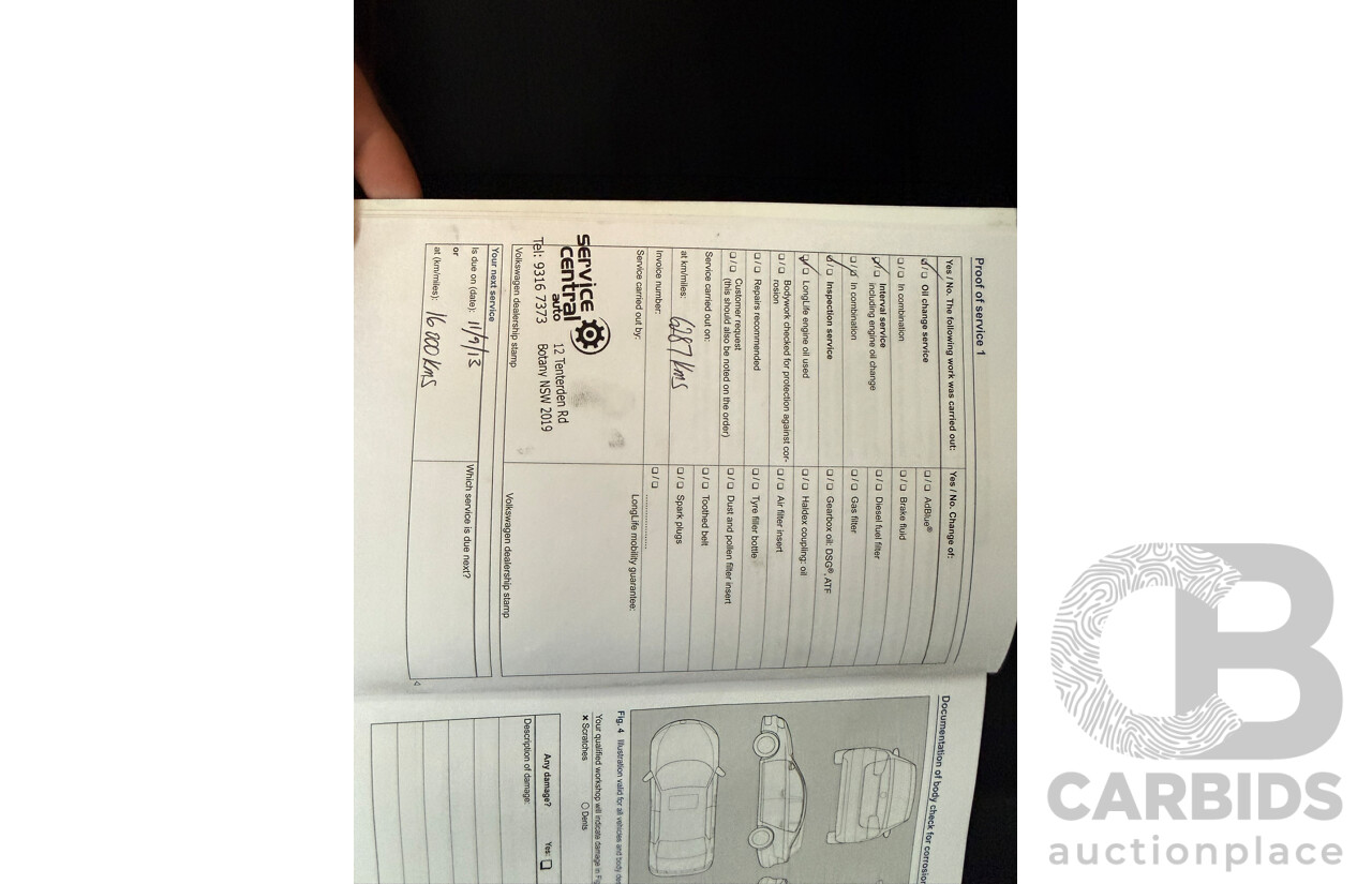 09/2012 Volkswagen Golf GTI 1K MY13 5d Hatchback White Turbo 2.0L