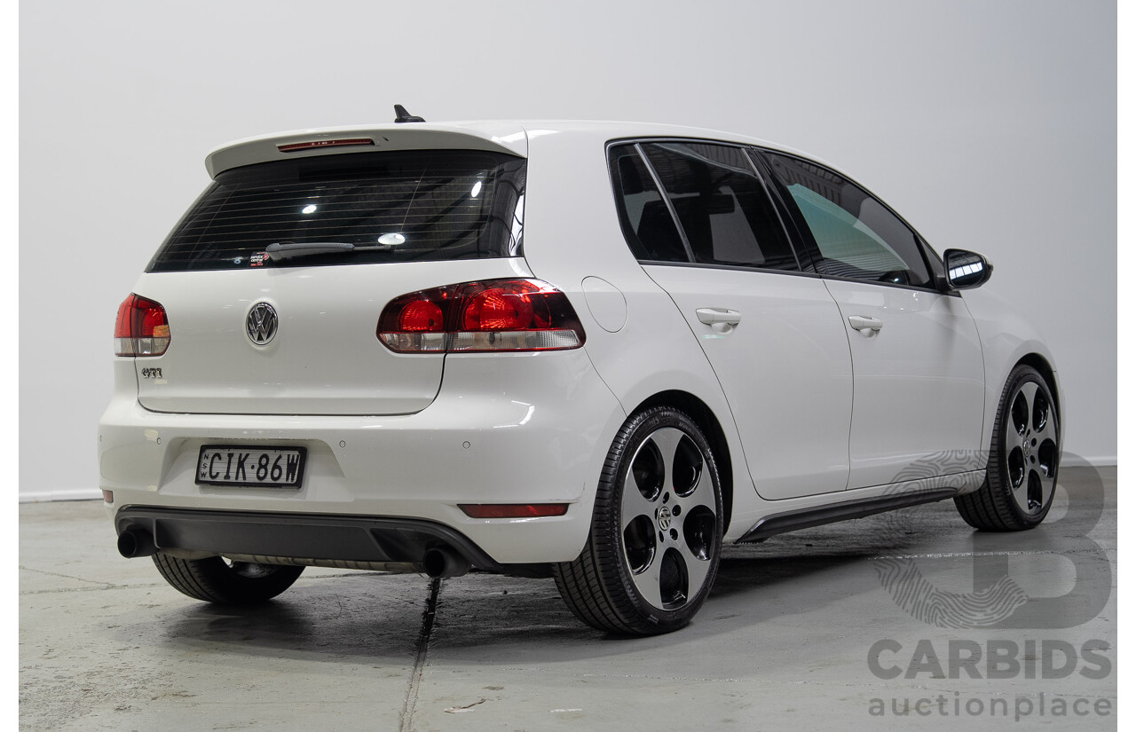 09/2012 Volkswagen Golf GTI 1K MY13 5d Hatchback White Turbo 2.0L