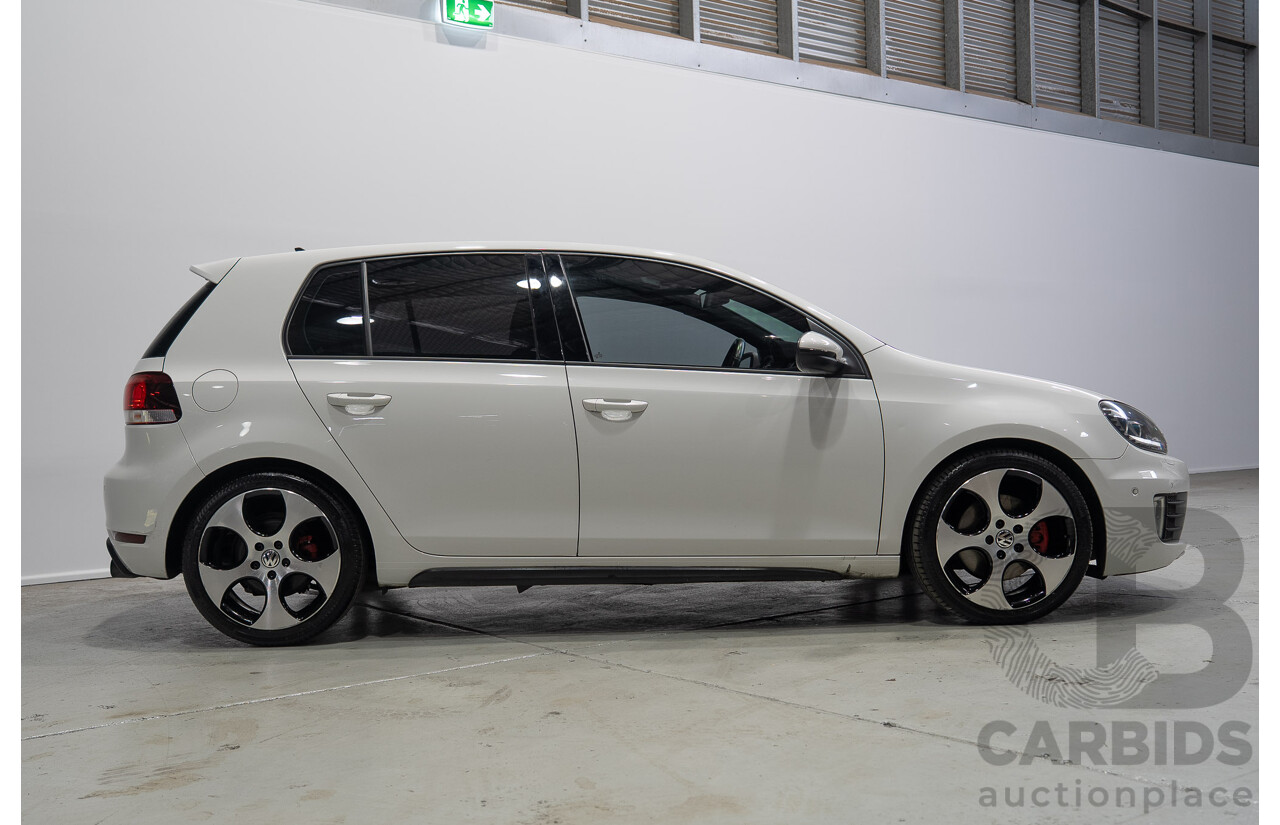 09/2012 Volkswagen Golf GTI 1K MY13 5d Hatchback White Turbo 2.0L