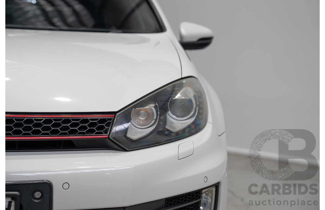 09/2012 Volkswagen Golf GTI 1K MY13 5d Hatchback White Turbo 2.0L