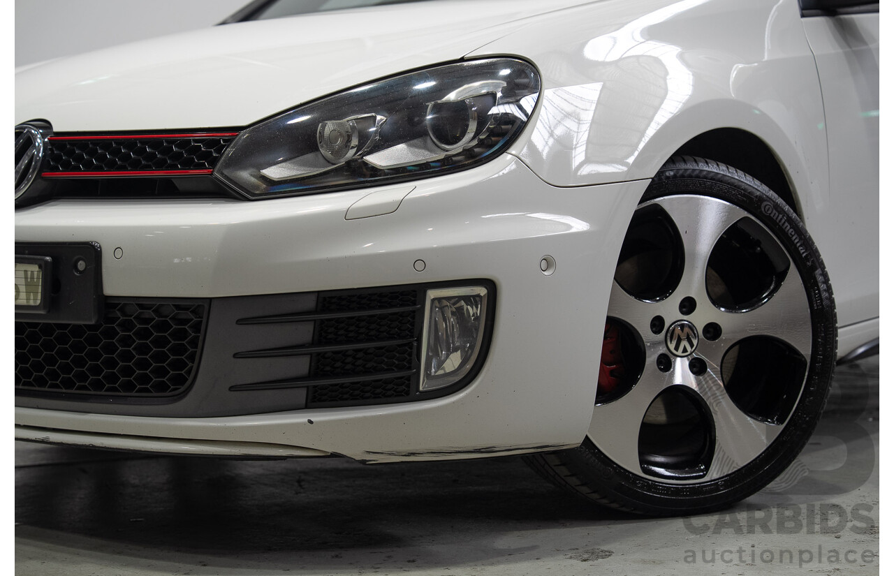 09/2012 Volkswagen Golf GTI 1K MY13 5d Hatchback White Turbo 2.0L