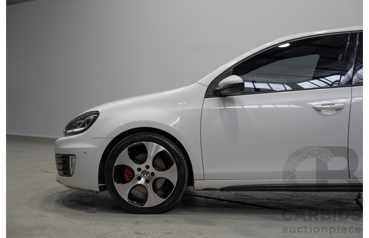 09/2012 Volkswagen Golf GTI 1K MY13 5d Hatchback White Turbo 2.0L