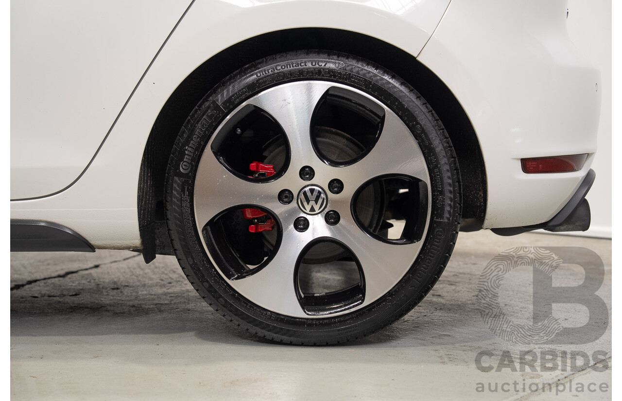 09/2012 Volkswagen Golf GTI 1K MY13 5d Hatchback White Turbo 2.0L