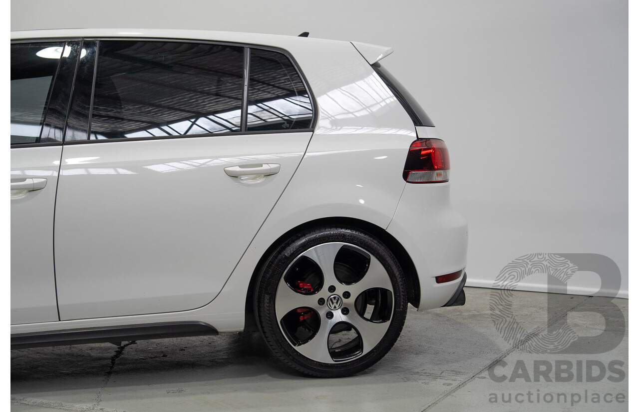 09/2012 Volkswagen Golf GTI 1K MY13 5d Hatchback White Turbo 2.0L