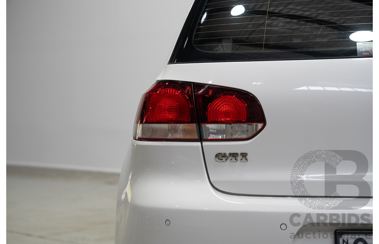 09/2012 Volkswagen Golf GTI 1K MY13 5d Hatchback White Turbo 2.0L