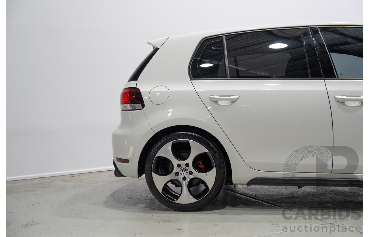 09/2012 Volkswagen Golf GTI 1K MY13 5d Hatchback White Turbo 2.0L