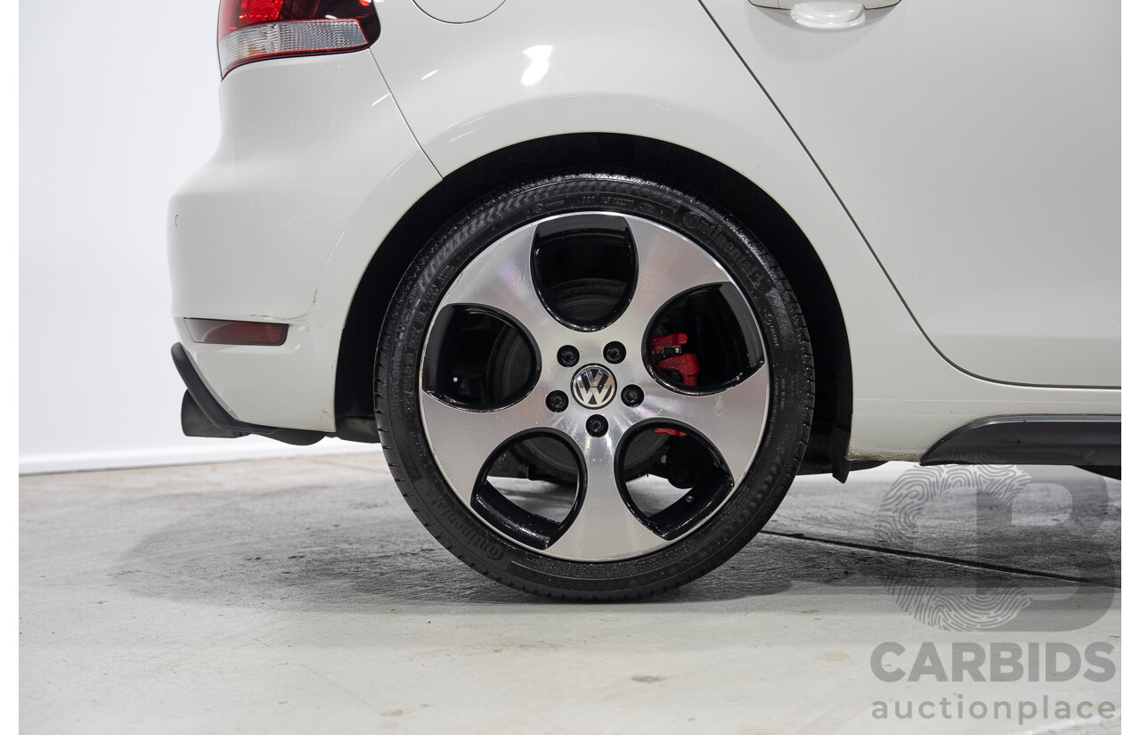 09/2012 Volkswagen Golf GTI 1K MY13 5d Hatchback White Turbo 2.0L