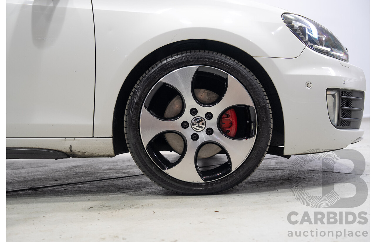 09/2012 Volkswagen Golf GTI 1K MY13 5d Hatchback White Turbo 2.0L