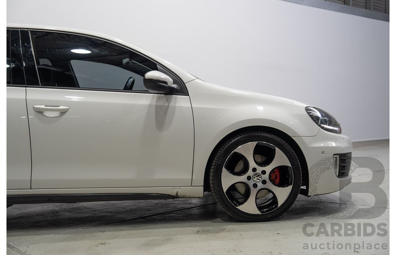 09/2012 Volkswagen Golf GTI 1K MY13 5d Hatchback White Turbo 2.0L