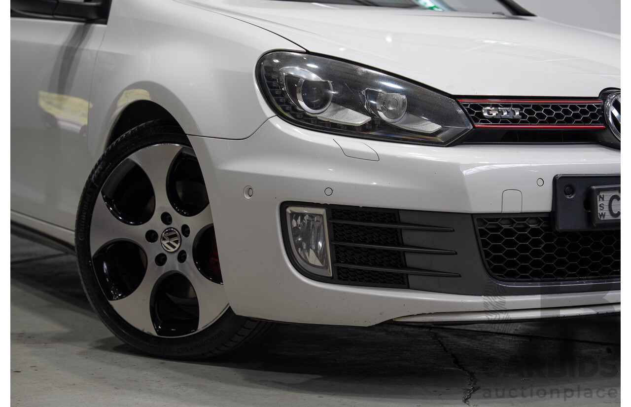 09/2012 Volkswagen Golf GTI 1K MY13 5d Hatchback White Turbo 2.0L