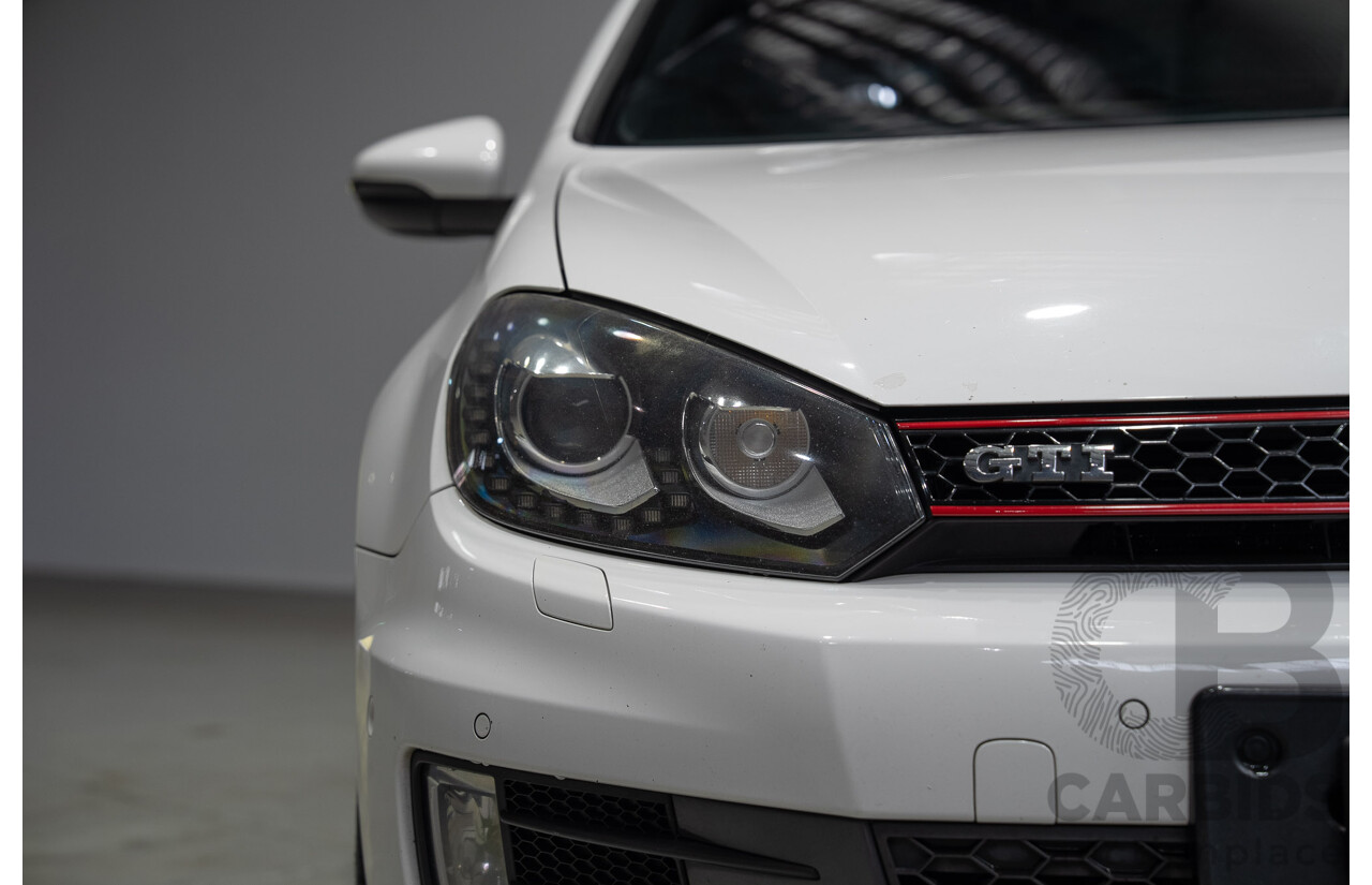 09/2012 Volkswagen Golf GTI 1K MY13 5d Hatchback White Turbo 2.0L