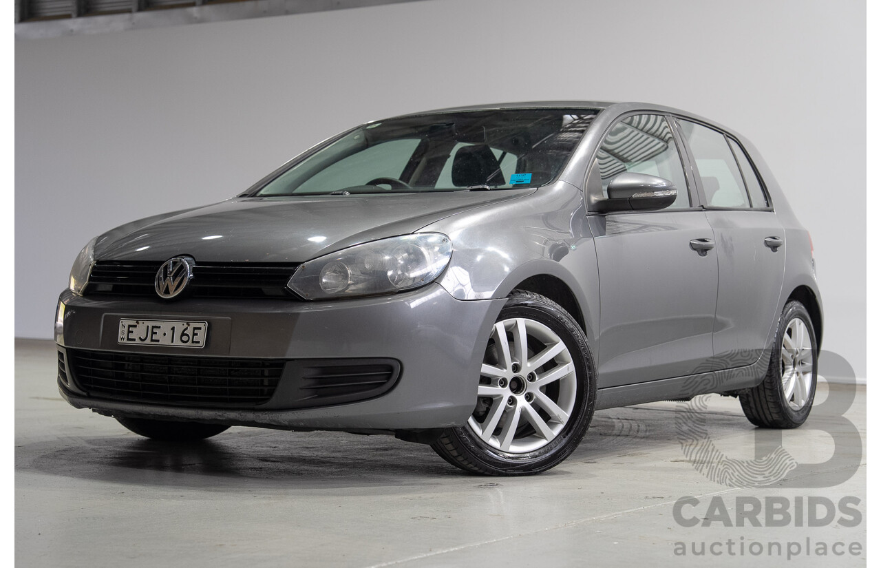 02/2010 Volkswagen Golf 90TSI Trendline 1K MY10 5d Hatchback Grey 1.4L