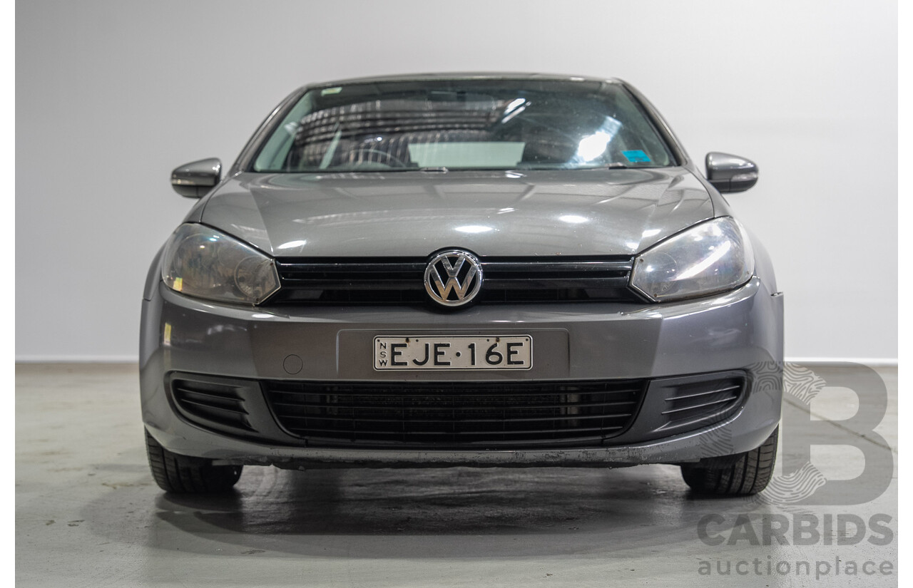 02/2010 Volkswagen Golf 90TSI Trendline 1K MY10 5d Hatchback Grey 1.4L