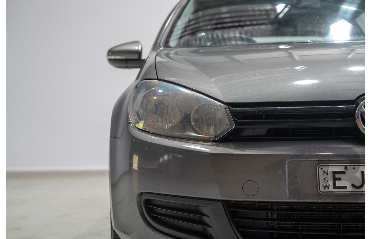 02/2010 Volkswagen Golf 90TSI Trendline 1K MY10 5d Hatchback Grey 1.4L
