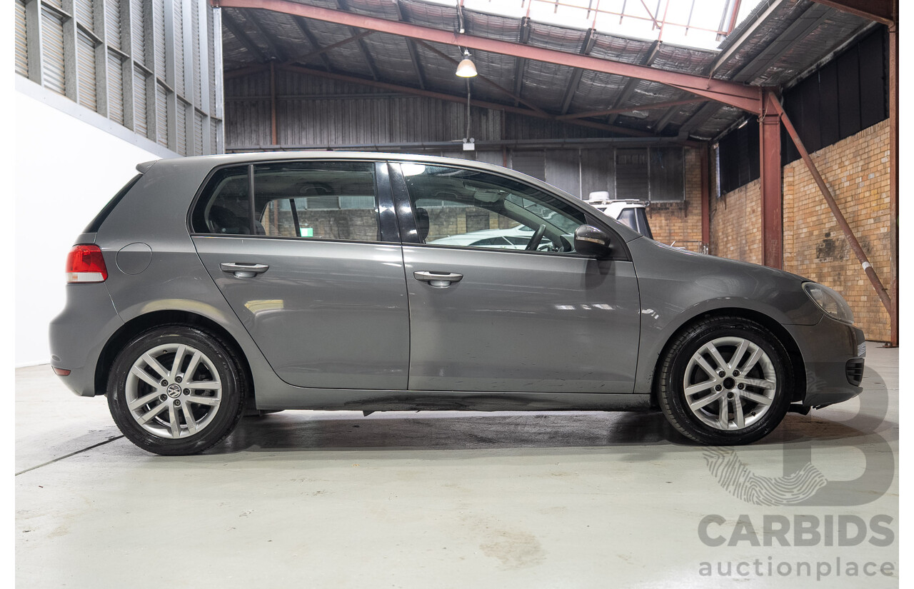 02/2010 Volkswagen Golf 90TSI Trendline 1K MY10 5d Hatchback Grey 1.4L