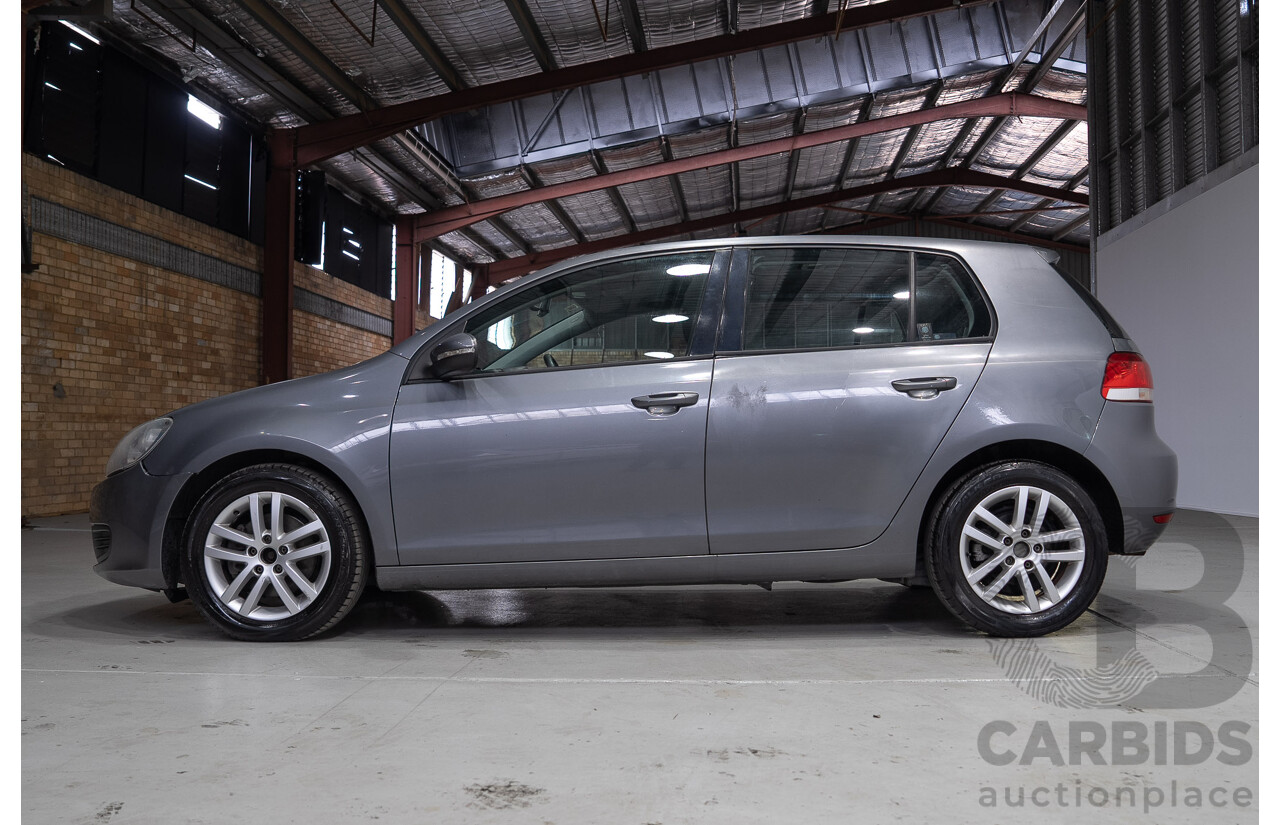 02/2010 Volkswagen Golf 90TSI Trendline 1K MY10 5d Hatchback Grey 1.4L