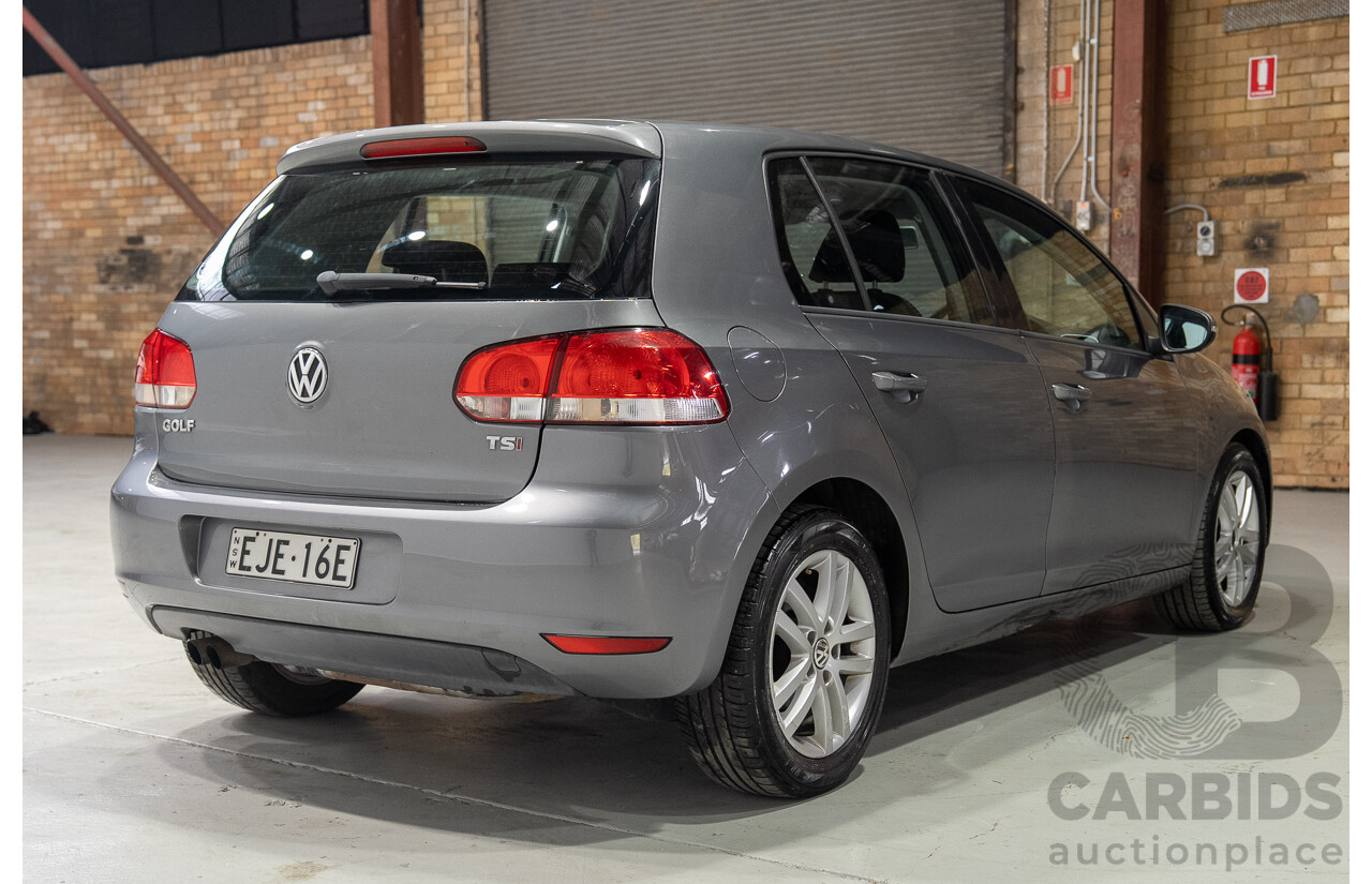 02/2010 Volkswagen Golf 90TSI Trendline 1K MY10 5d Hatchback Grey 1.4L