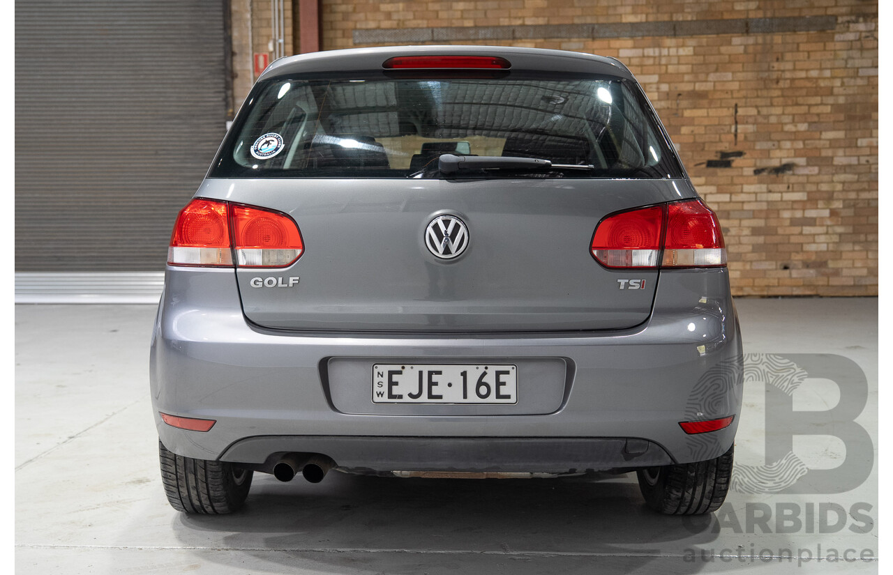 02/2010 Volkswagen Golf 90TSI Trendline 1K MY10 5d Hatchback Grey 1.4L