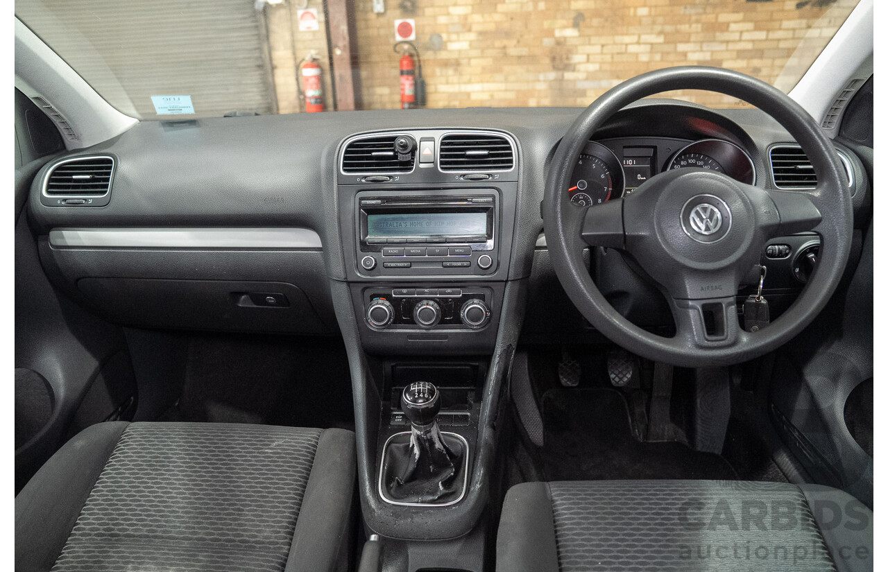 02/2010 Volkswagen Golf 90TSI Trendline 1K MY10 5d Hatchback Grey 1.4L