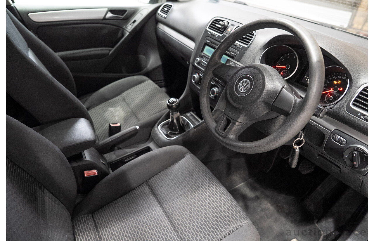 02/2010 Volkswagen Golf 90TSI Trendline 1K MY10 5d Hatchback Grey 1.4L