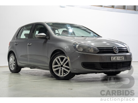 02/2010 Volkswagen Golf 90TSI Trendline 1K MY10 5d Hatchback Grey 1.4L