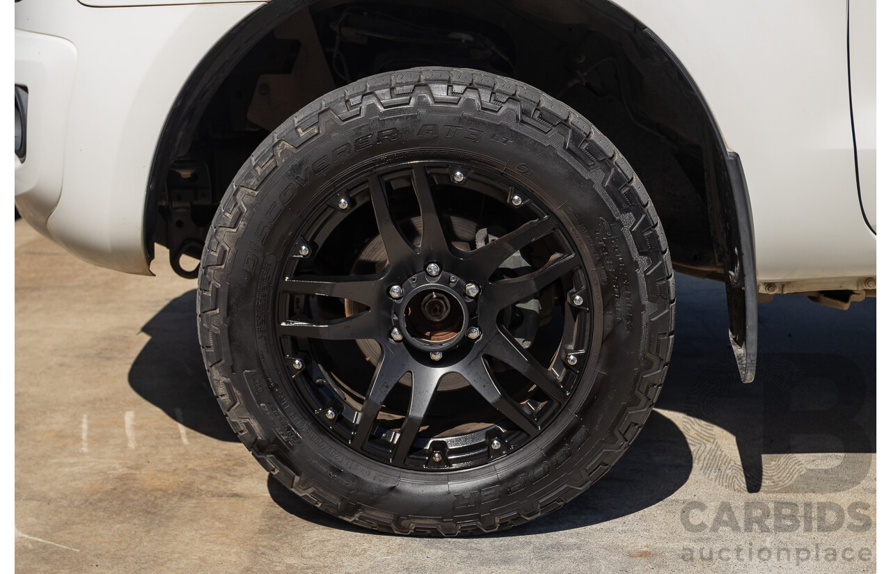 11/2012 Ford Ranger XL 2.2 (4x4) PX Crew Cab Utility Cool White Turbo Diesel 2.2L