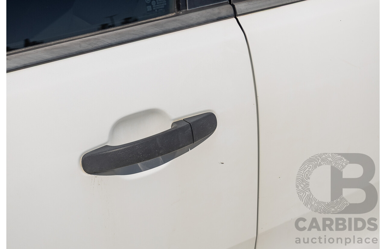 11/2012 Ford Ranger XL 2.2 (4x4) PX Crew Cab Utility Cool White Turbo Diesel 2.2L