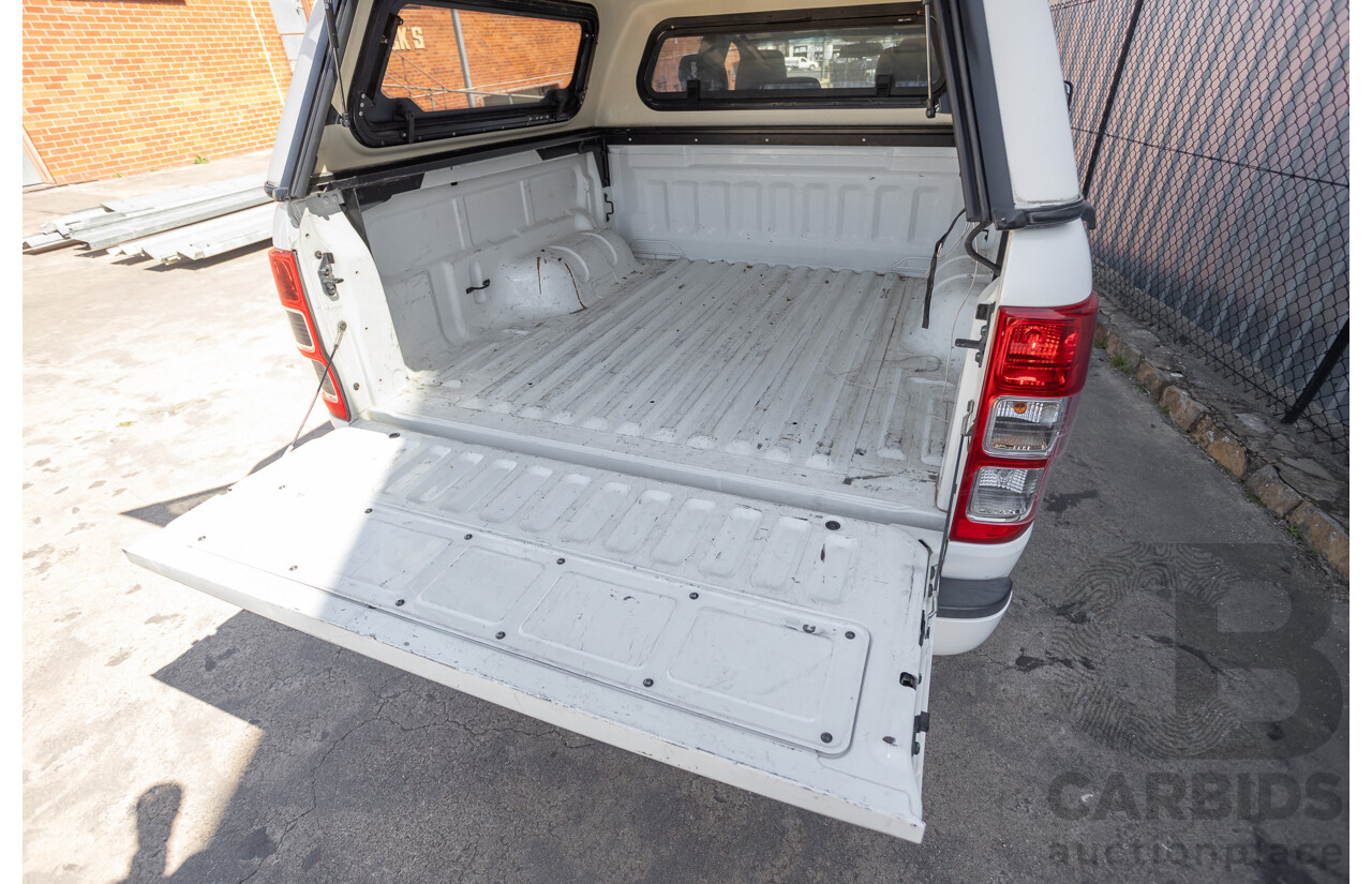 11/2012 Ford Ranger XL 2.2 (4x4) PX Crew Cab Utility Cool White Turbo Diesel 2.2L