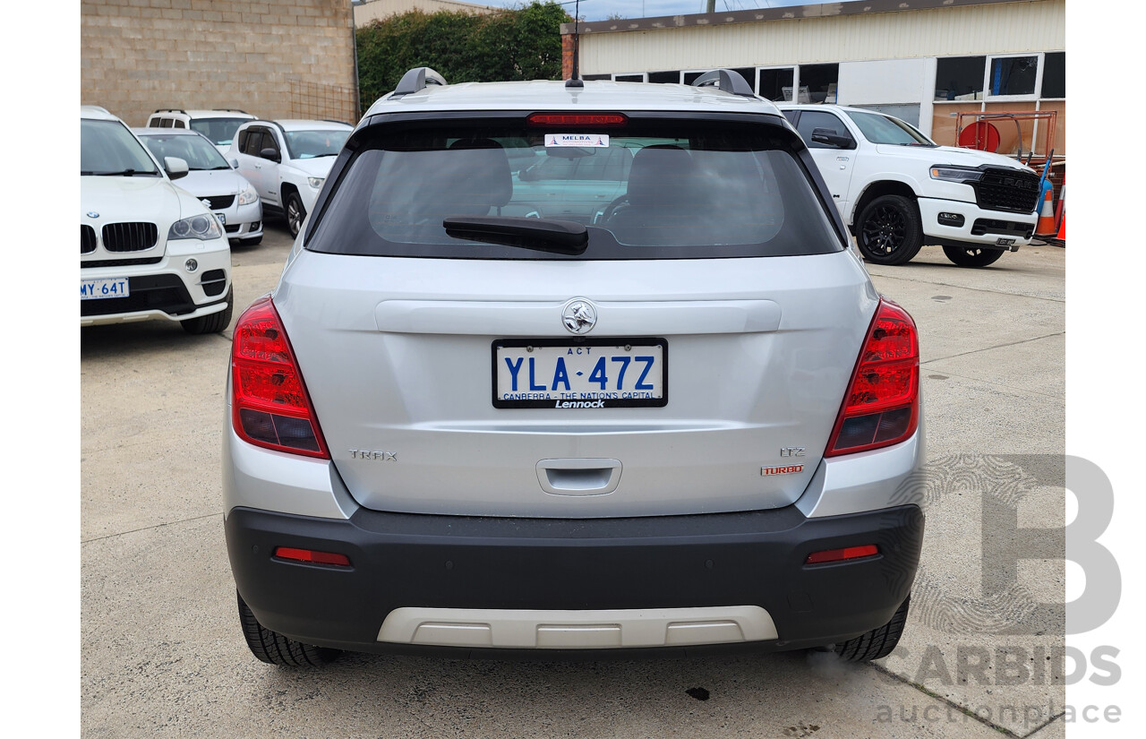 02/2016 Holden Trax LTZ TJ MY16 4d Wagon Silver 1.4L
