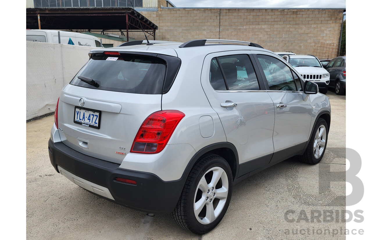 02/2016 Holden Trax LTZ TJ MY16 4d Wagon Silver 1.4L