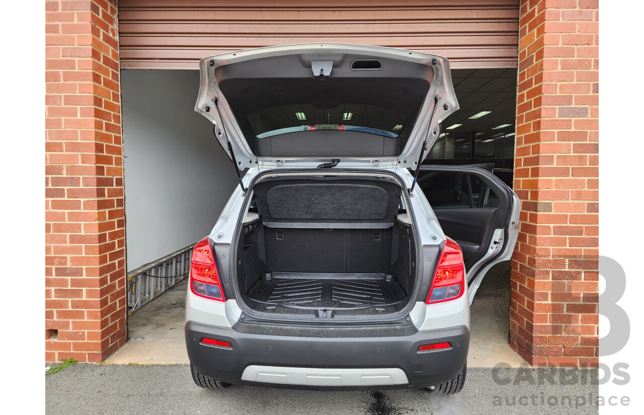 02/2016 Holden Trax LTZ TJ MY16 4d Wagon Silver 1.4L