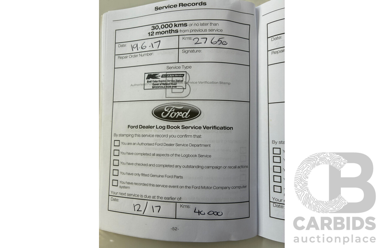 12/2014 Ford Ranger XL (4x4) PX Crew Cab Utility Turbo Diesel White 2.2L