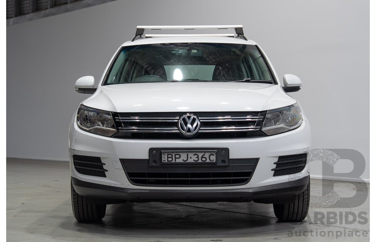 04/2015 Volkswagen Tiguan 118 TSI 5NC MY15 4d Wagon White Turbo Supercharged 1.4L