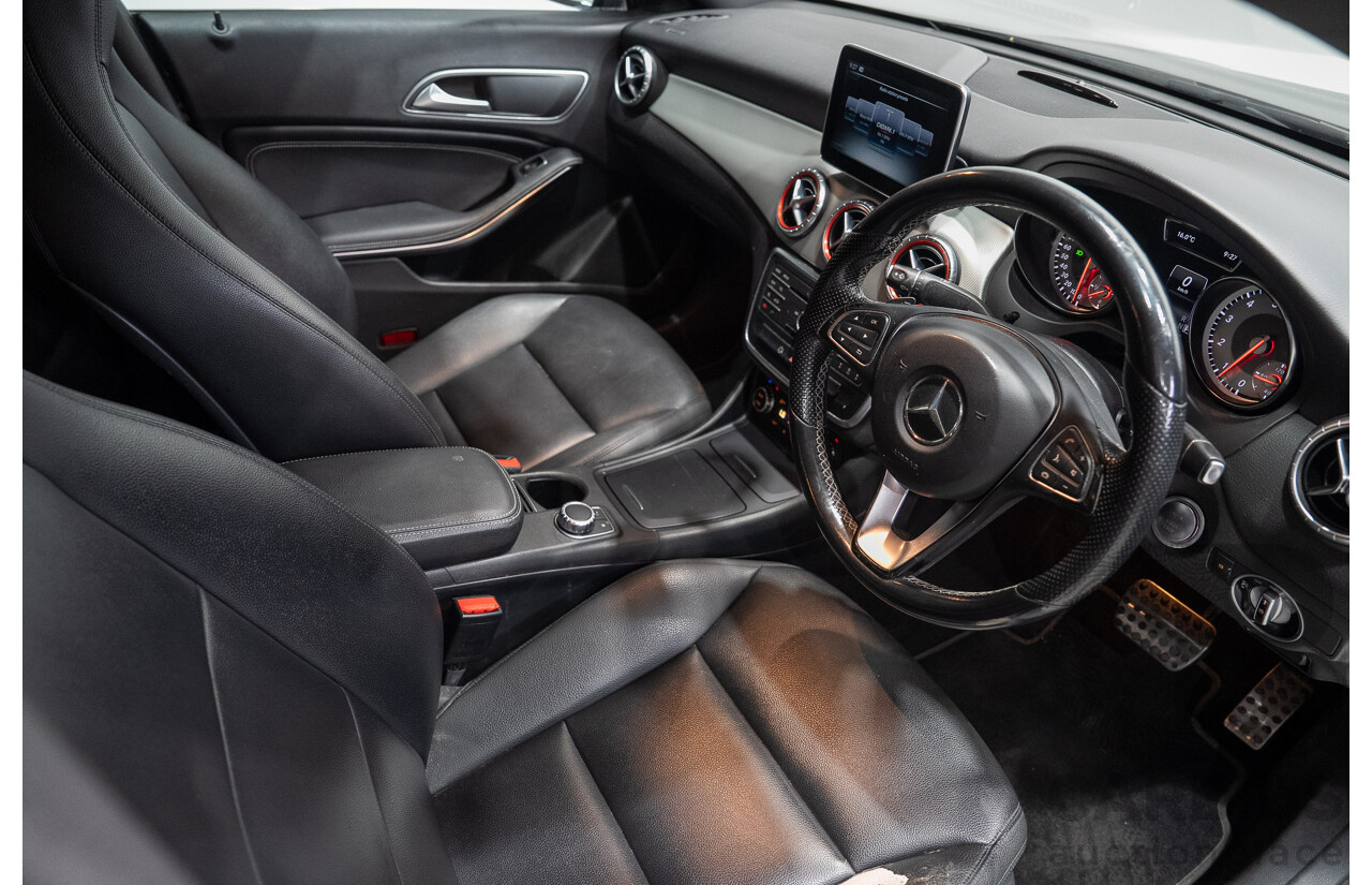 09/2015 Mercedes-Benz CLA 200 117 MY15 4D Coupe Kosmos Black Metallic Turbo 1.6L