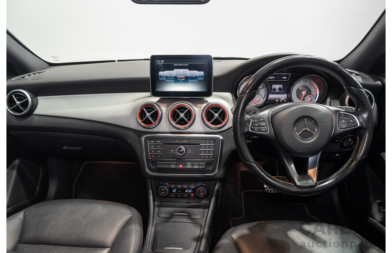 09/2015 Mercedes-Benz CLA 200 117 MY15 4D Coupe Kosmos Black Metallic Turbo 1.6L