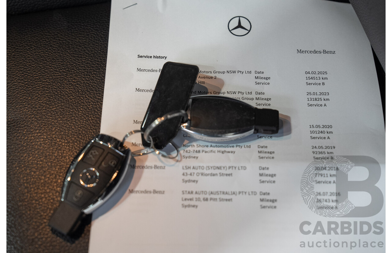 09/2015 Mercedes-Benz CLA 200 117 MY15 4D Coupe Kosmos Black Metallic Turbo 1.6L