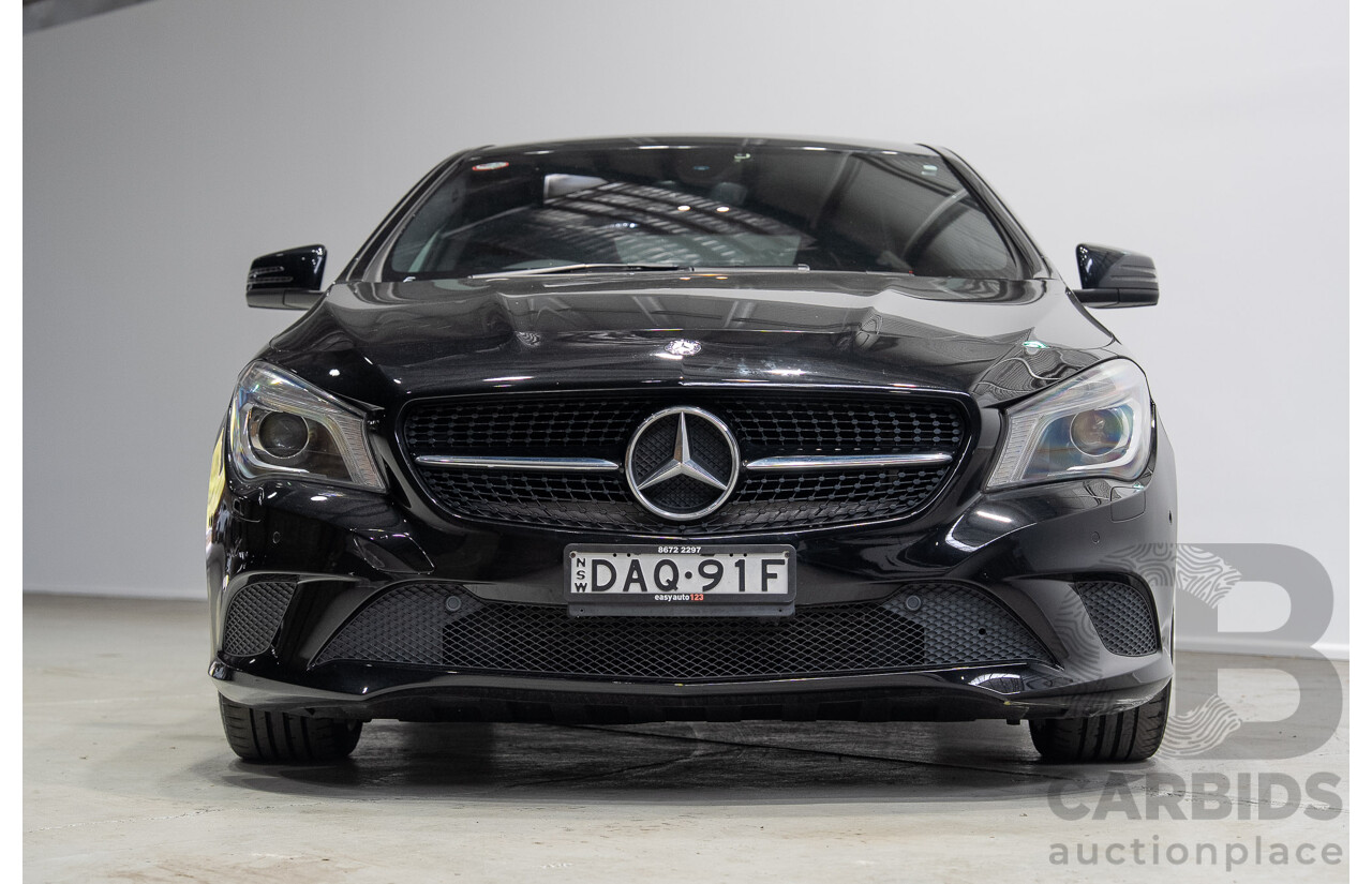09/2015 Mercedes-Benz CLA 200 117 MY15 4D Coupe Kosmos Black Metallic Turbo 1.6L