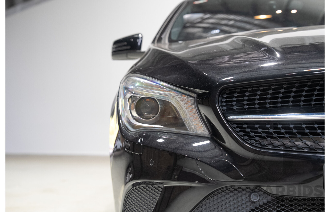 09/2015 Mercedes-Benz CLA 200 117 MY15 4D Coupe Kosmos Black Metallic Turbo 1.6L