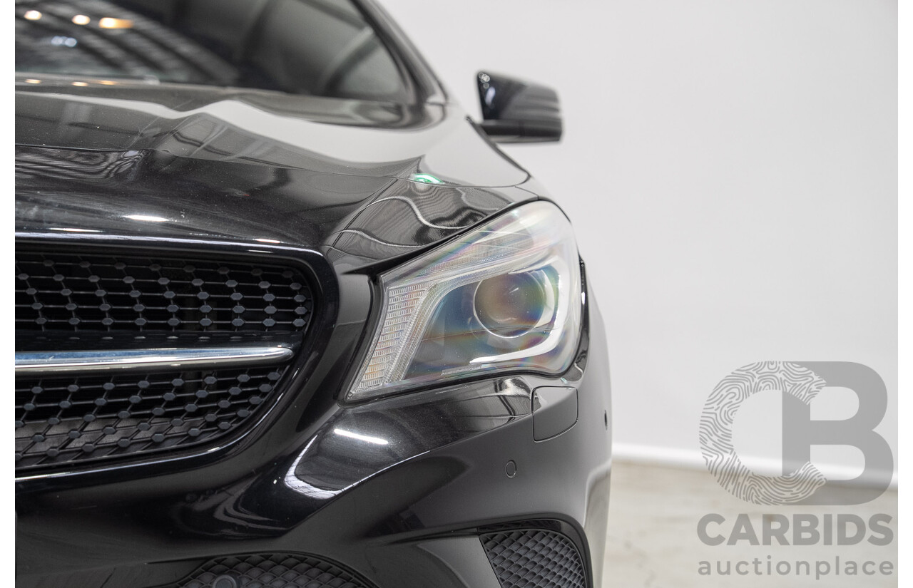 09/2015 Mercedes-Benz CLA 200 117 MY15 4D Coupe Kosmos Black Metallic Turbo 1.6L