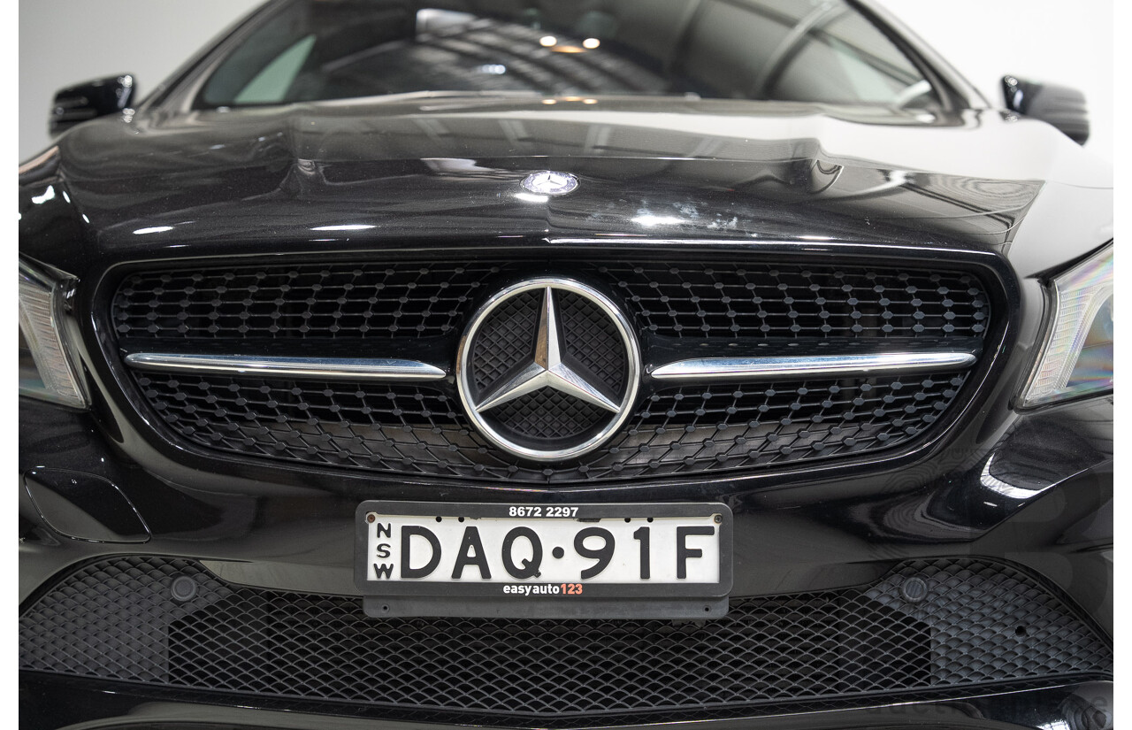 09/2015 Mercedes-Benz CLA 200 117 MY15 4D Coupe Kosmos Black Metallic Turbo 1.6L