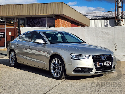 01/2012 Audi A5 Sportback 2.0 TFSI Quattro 8T MY12 5d Hatchback Silver 2.0L