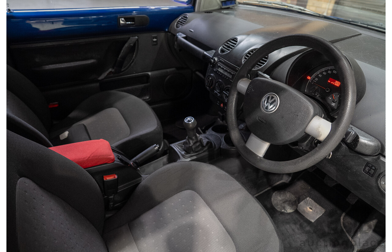 01/2007 Volkswagen Beetle TDI 9C MY07 Upgrade 3d Hatchback Blue Turbo Diesel 1.9L