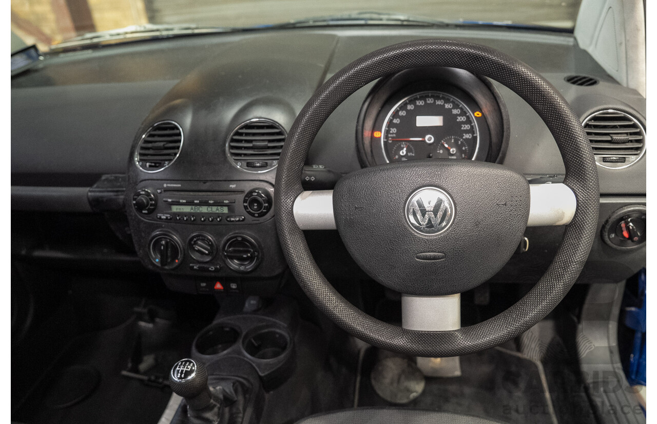 01/2007 Volkswagen Beetle TDI 9C MY07 Upgrade 3d Hatchback Blue Turbo Diesel 1.9L