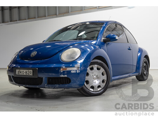01/2007 Volkswagen Beetle TDI 9C MY07 Upgrade 3d Hatchback Blue Turbo Diesel 1.9L