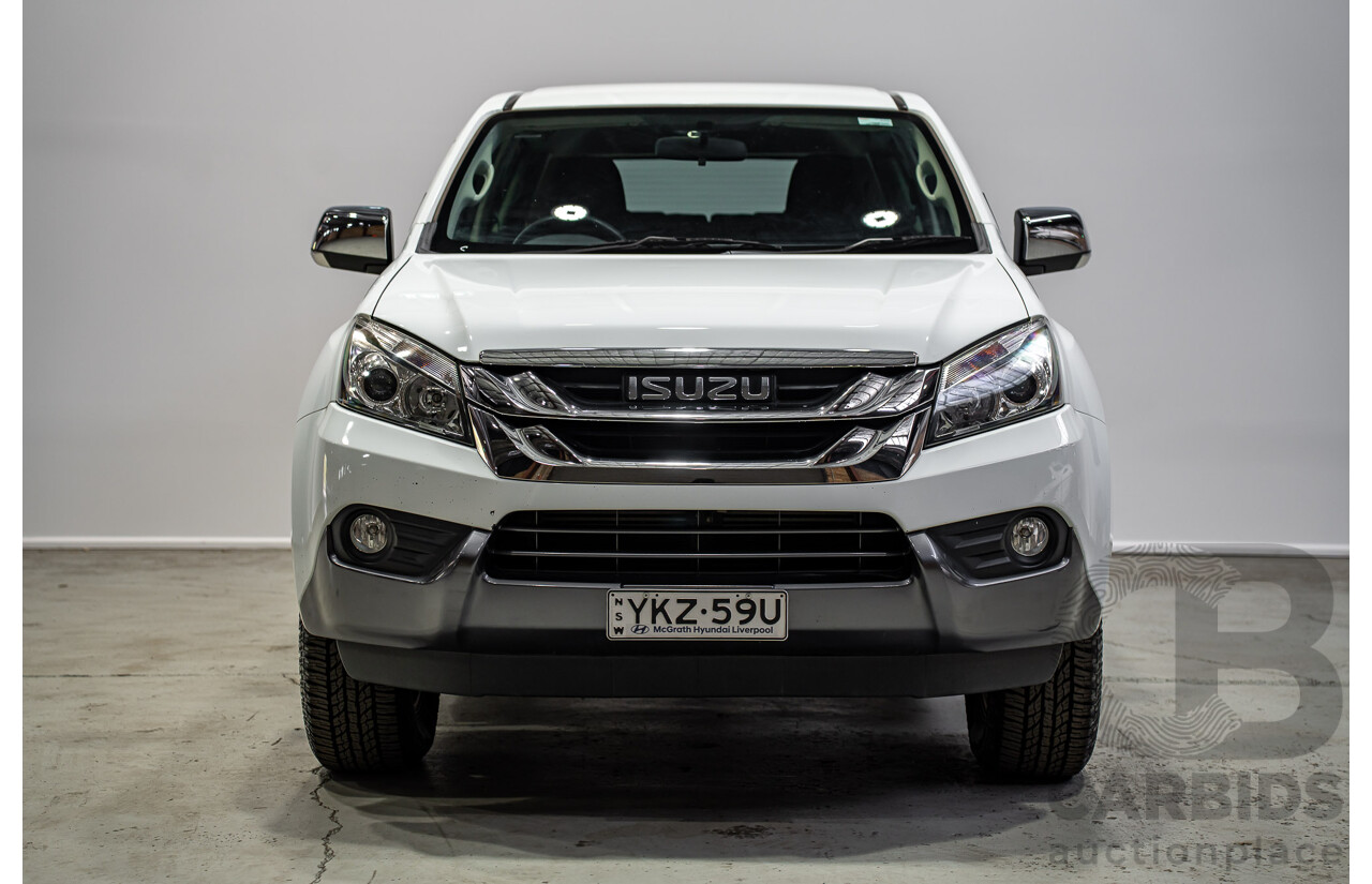 04/2017 Isuzu MU-X LS-U (4x4) UC MY16.5 4d Wagon Splash White Turbo Diesel 3.0L