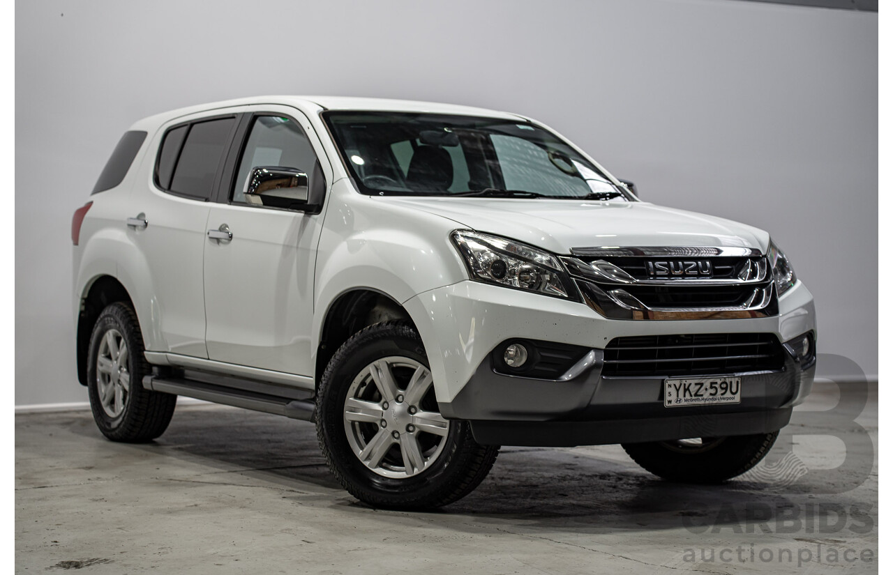 04/2017 Isuzu MU-X LS-U (4x4) UC MY16.5 4d Wagon Splash White Turbo Diesel 3.0L